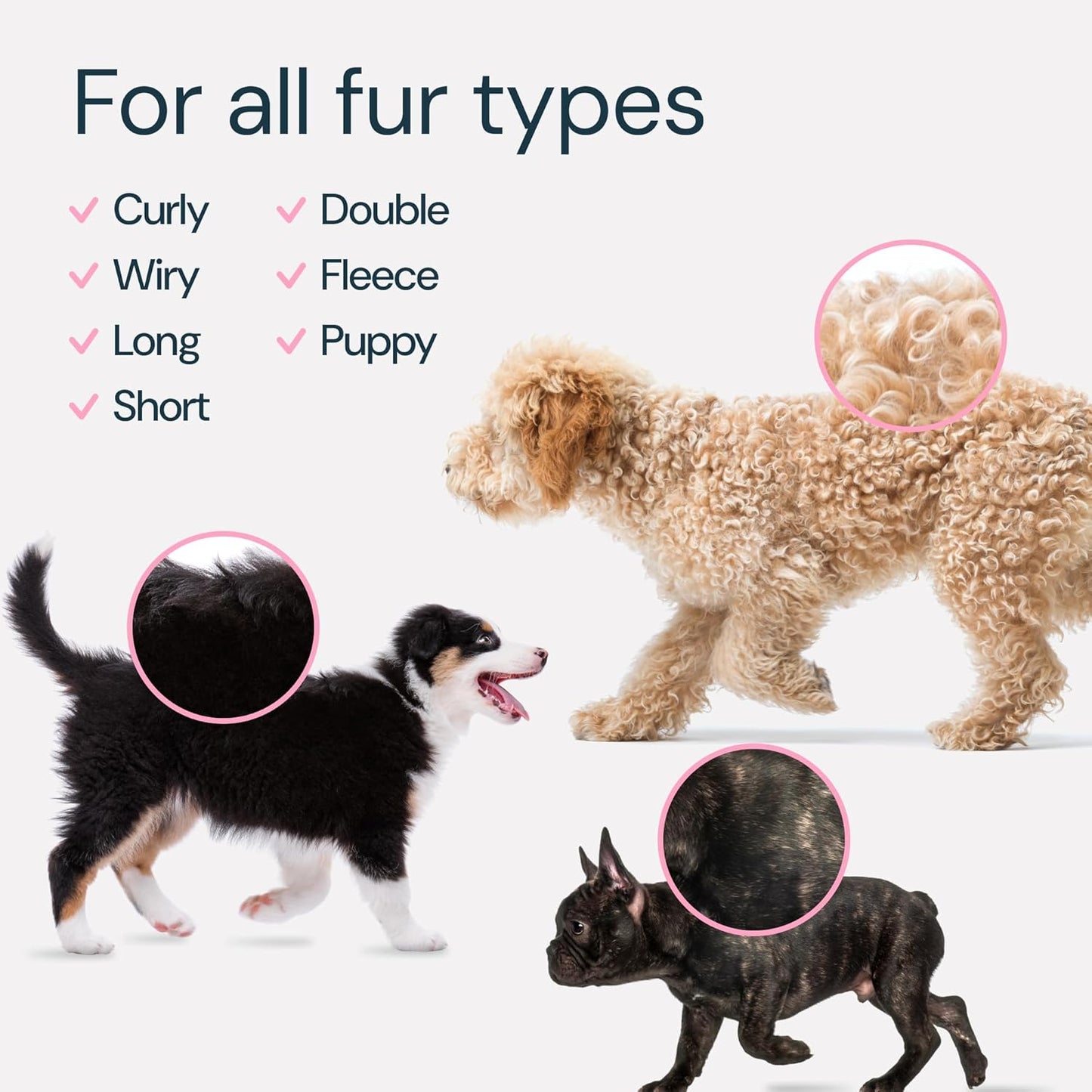 2-In-1 Dog Grooming Brush & Undercoat Rake - Deshedding Brush and Dematting Comb for Long or Short Haired Dogs - Anti-Shedding Pet Tool - Deshedding Tool